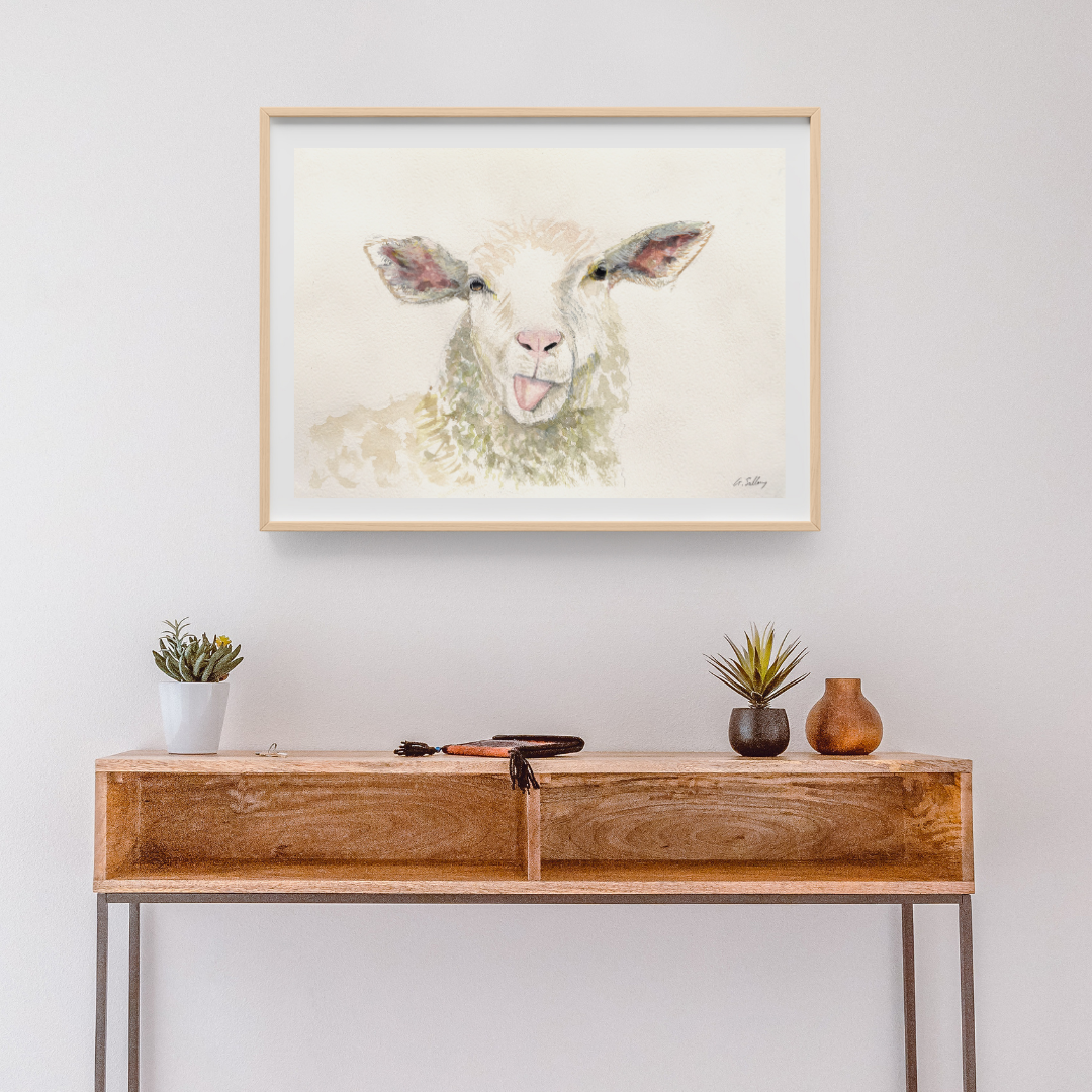 'Sheepie' Original Watercolor Prints